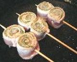 豚串。青紫蘇とぐるんぐるん巻き作り方7写真