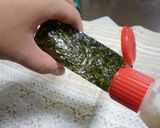味付け海苔に一本筋のマヨネーズ作り方2写真