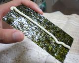 味付け海苔に一本筋のマヨネーズ作り方3写真