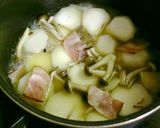 ∮にんにく風味✰里芋とベーコンの炒め煮∮作り方4写真