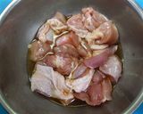 揚げない鶏肉の唐揚げ★甘酢しょうゆ作り方1写真