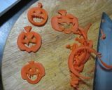 時々　キャラ弁♪　ハロウィンおばけ運動会作り方1写真