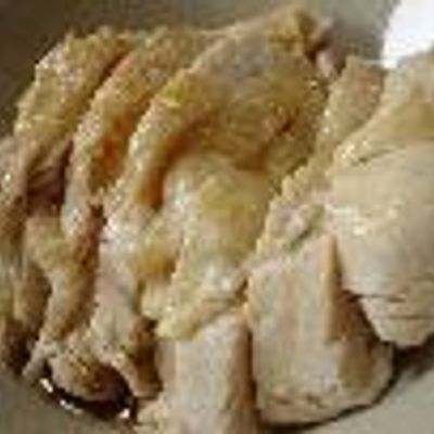 中華前菜三種盛り合わせ「蒸鶏・くらげ・きゅうりの甘酢風味