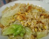 ガーリックレタス炒飯作り方3写真