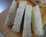 セロリの葉でフランス食パン(HB)作り方5写真