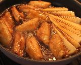 手羽先とタケノコのコチュジャン揚げ煮☆作り方10写真