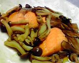 レンジで３分★鮭とキノコの包み蒸し作り方5写真