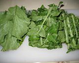 大根の葉の炒め物作り方1写真