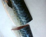 旬のお魚♪さばの味噌煮　水菜添え作り方1写真