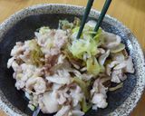 豚肉のネギ・ザーサイ蒸し作り方5写真