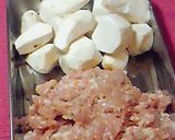 さといもの鳥挽きあんかけ煮物☆作り方3写真