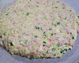 ヘルシーお好み焼き風ハンバーグ作り方2写真