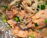 野菜たっぷり♪鮭の味噌マヨホイル焼き作り方5写真