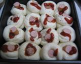 ウインナー✿お花畑ちぎりパン作り方9写真