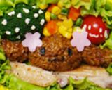 モカのカレーピラフ✿キャラ弁作り方5写真