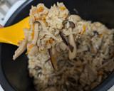 3種のきのこ！秋の炊き込みご飯作り方9写真