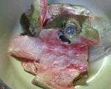 「カンパチのアラ煮」作り方1写真