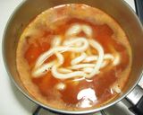 暖か!とろとろ~☆キムチうどん作り方1写真