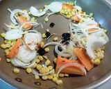 鮭とほうれん草のスパゲッティグラタン作り方2写真