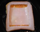 簡単美味♡卵＆ハム＆チーズくりぬき食パン作り方4写真