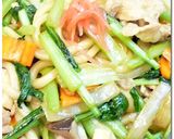 ♪ 小松菜 ♪ 焼うどん作り方3写真
