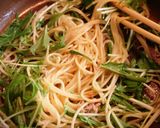 ★じゃこと水菜のぺペロンチーノ★作り方7写真