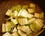 白菜とくずし豆腐のあんかけ丼作り方2写真