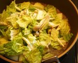 白菜とくずし豆腐のあんかけ丼作り方3写真