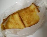 クッキングシートでプティングトースト風♪作り方4写真