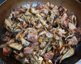 簡単＊舞茸＆ベーコンの和風パスタ♪作り方1写真