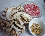 豚肉ときのこのくるみマヨネーズ焼き作り方1写真