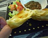 サクサクの小麦焼き（ピタパン風）作り方13写真