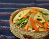 シャキシャキ!レンコンの味噌バター炒め作り方8写真