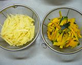 かぼちゃとじゃがいものバター炒め♪作り方1写真