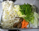我が家の美味しいキムチ鍋♪作り方1写真