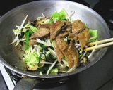 スタミナ食の王者　レバー野菜炒め作り方8写真