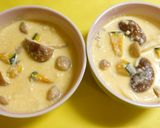 秋の豆腐蒸し♪クリームシチュー風味作り方3写真