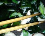 オリーブオイルでわかめスープ作り方3写真