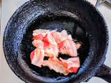白菜と豚バラ肉のオイスターソース炒め