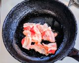 白菜と豚バラ肉のオイスターソース炒め作り方4写真