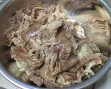 土手焼き(牛すじ肉の味噌󠄀煮込み)作り方1写真