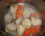 簡単☆さといも味噌バター作り方2写真