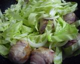 お肉コロコロ♪キムチde蒸し焼き野菜炒め作り方3写真