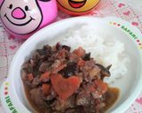 ビールにAU×２☆贅沢ドライカレー（幼児食OK）作り方8写真
