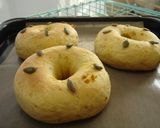 とうふベーグル　かぼちゃ作り方8写真