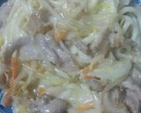 クリームシチューで焼きうどん♪作り方6写真