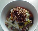 ボリューム満点ヘルシー簡単♪肉みそクッパ作り方8写真