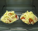 トマトとハムのガーリックマヨチーズ焼き作り方7写真