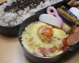 トマトとハムのガーリックマヨチーズ焼き作り方9写真