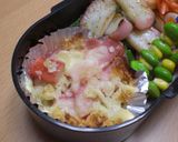 トマトとハムのガーリックマヨチーズ焼き作り方10写真